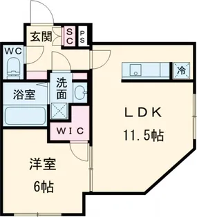 LEGALAND荻窪ANNEX【1階】の間取り