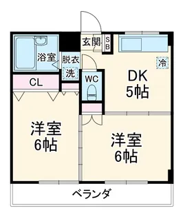 クレメゾン西船【2階】の間取り