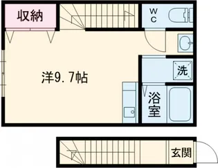アクアシティ元本郷【2階】の間取り