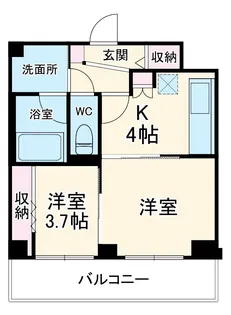 ダイヤモンドクレスト南流山【3階】の間取り
