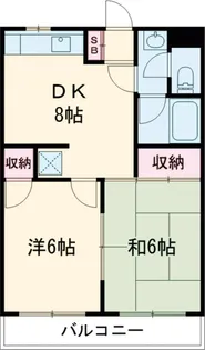 コーポ上平尾【1階】の間取り
