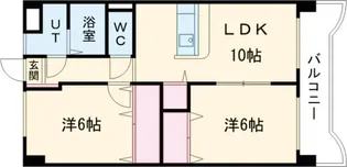 リリアコート【6階】の間取り