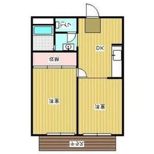アーバンスケープ大江A【3号室】の間取り