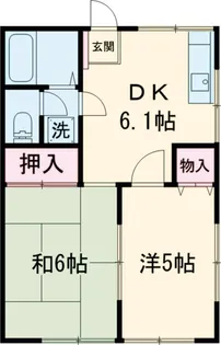 アーバンハイツ船橋【101号室】の間取り