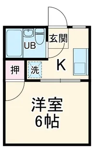 フォーブル西松山【203号室】の間取り