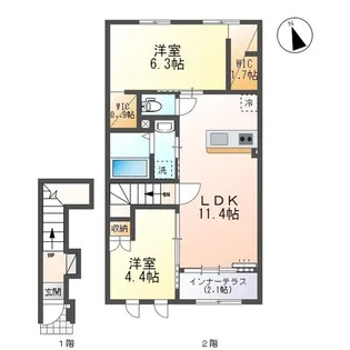 リコリス【2階】の間取り