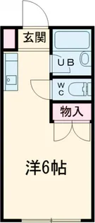 ウッディパレスフジⅡ【1階】の間取り