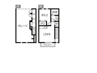 GARAGE 清水【1階】の間取り