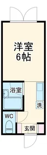 シャトルアイA【204号室】の間取り