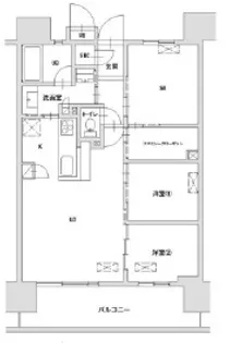 八王子レジデンス【1003号室】の間取り