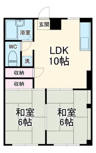 コーポ久保【2階】の間取り