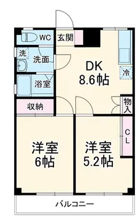 Ksコート【1階】の間取り
