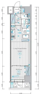 ミライズ北千住レジデンス【7階】の間取り