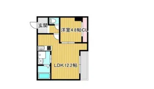 Halu吹田【3階】の間取り