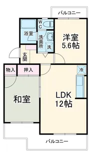 メイ’92【102号室】の間取り