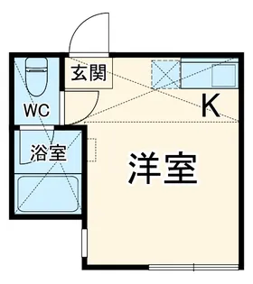 ユナイト根岸アンドレッティー【1階】の間取り