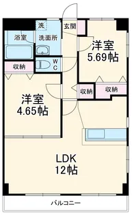 ルミエール今【2階】の間取り