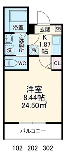 GRADUS桜台【1階】の間取り