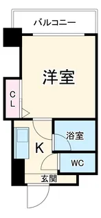 クオーレ十三東【4階】の間取り