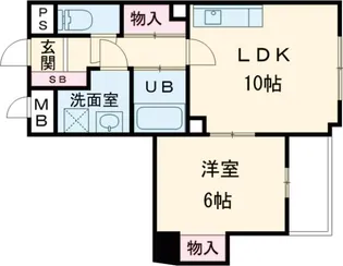 リビエール宮の坂【2階】の間取り