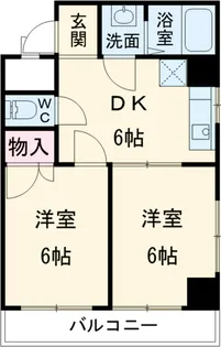 秀友ハイツ【601号室】の間取り