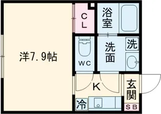 VISTA MINAMIDAI【2階】の間取り