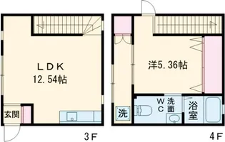 プレステージEII【TB2号室】の間取り