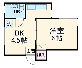 五十川ビル【2階】の間取り