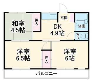 コーポオカダ【101号室】の間取り