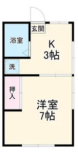 ヴィラ石原B棟【2階】の間取り