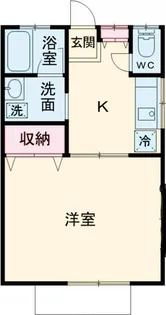 吉沢ハイツ【202号室】の間取り