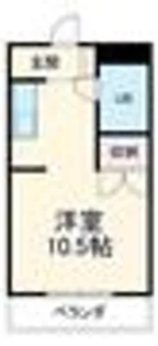 第二ビューハイツ兄山【7階】の間取り