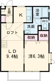 ムーセイオン【2階】の間取り
