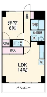 アルデール三郷B【8階】の間取り