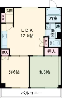第五荒田ビル【303号室】の間取り