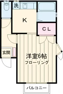 メゾネット新川【201号室】の間取り