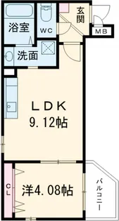 KTIレジデンス上桂【3階】の間取り