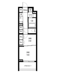 セジョリ高井戸【4階】の間取り