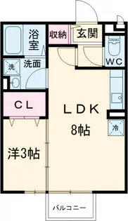 アルバ B【2階】の間取り