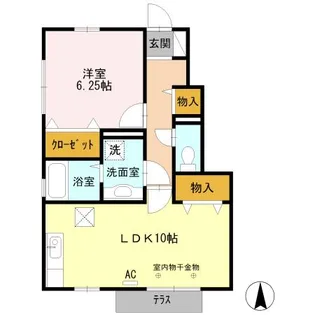 Depature(デパチュール)A【1階】の間取り