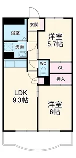 ライブパレス花水木【202号室】の間取り