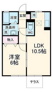 ディアコートⅤ【1階】の間取り