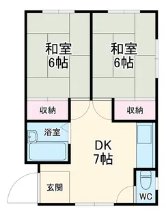 ハイツこづか 【203号室】の間取り