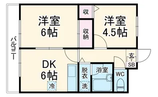 チェリーハイツ【0301号室】の間取り
