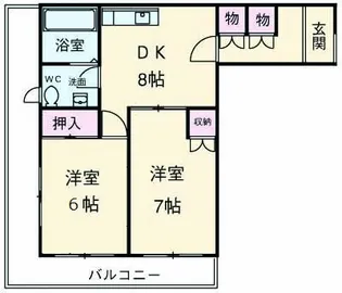 メゾン セレステ【3階】の間取り
