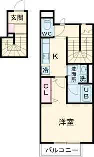 アムール下石神井【2階】の間取り