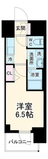 アドバンス難波南ワイズ【10階】の間取り
