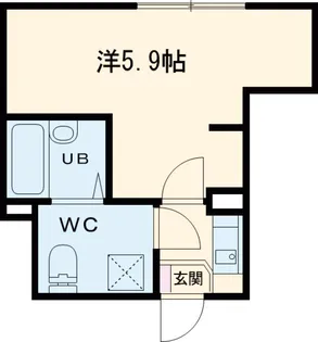 クレスト立石【303号室】の間取り