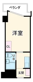 シェルマン則武【8階】の間取り