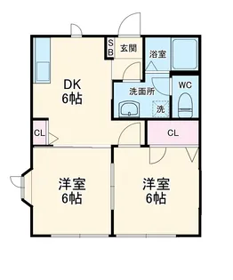 グリーンシンフォニーA【2階】の間取り